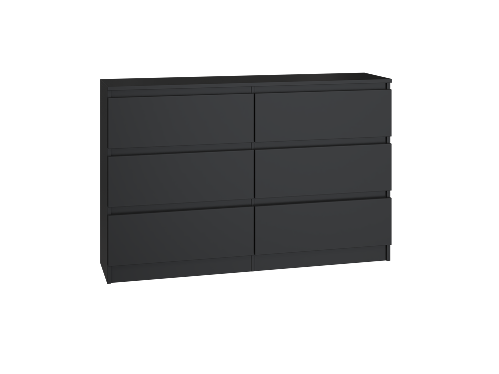 Kommode Malwa M6/120 SCHWARZ
